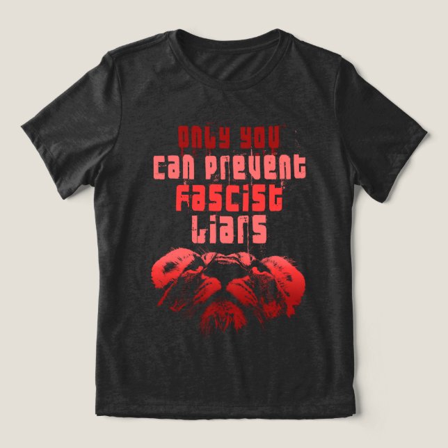 Camisetas de protesto político para ativistas prog (Design frontal)
