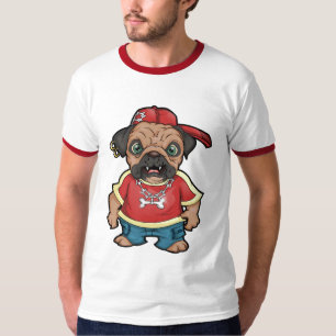 Camisetas de Pug Personalizadas