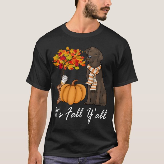 Camisetas De Queda Para Mulheres Chocolate Lab Fo (Frente)