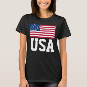 CAMISETAS DE T-SHIRTS DE BANDEIRA AMERICANA DOS EU