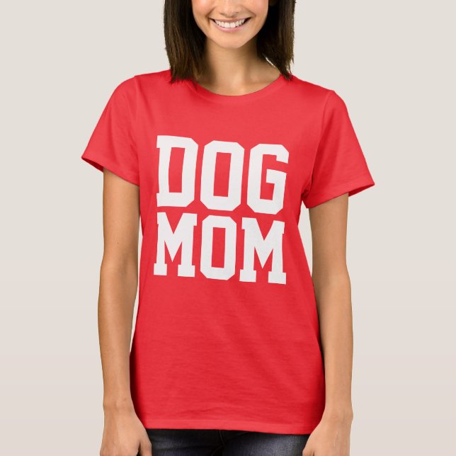 CAMISETAS DE T-SHIRTS MOM DO CÃO (Frente)