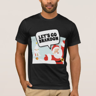 CAMISETAS DE T-SHIRTS "VAMOS GO BRANDON" DO NATAL 