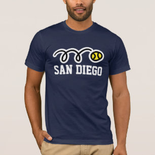 Camisetas de tênis San Diego para homens, mulhere