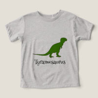 Camisetas de Tiranossauro Verde