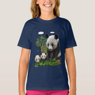 Camisetas de urso panda