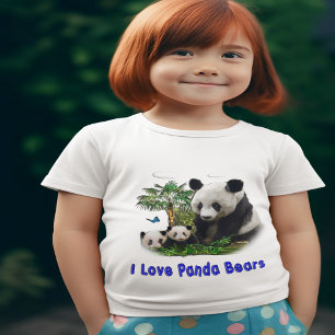 Camisetas de urso Panda