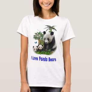Camisetas de Ursos Panda