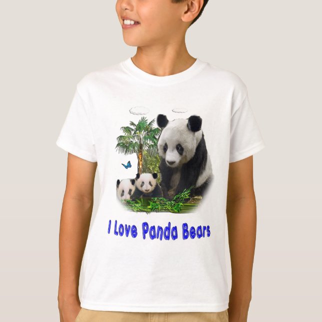 Camisetas de ursos Panda (Frente)