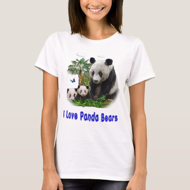 Camisetas de ursos Panda (Frente)