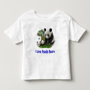 Camisetas de ursos Panda