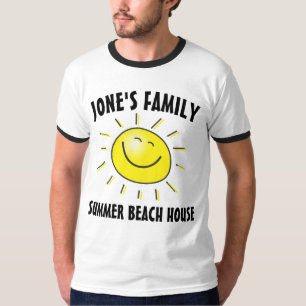 CAMISETAS DE VERÃO PARA FAMÍLIA CASA DE PRAIA