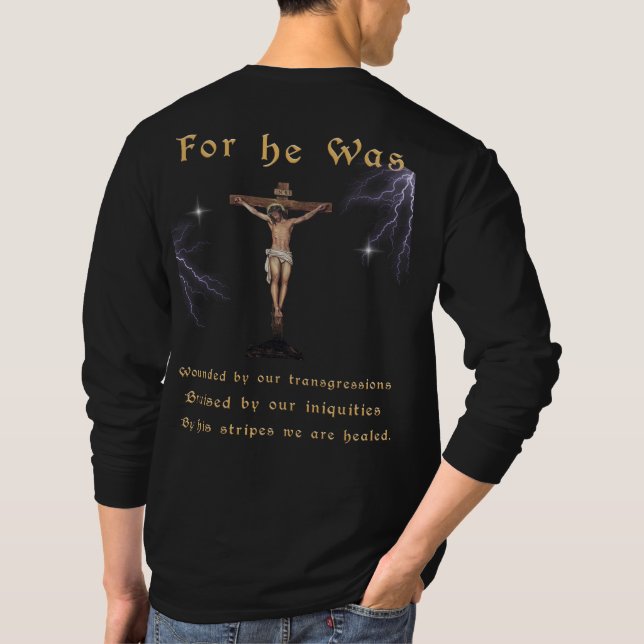 Camisetas de versículos bíblicos com designe em 2  (Verso)