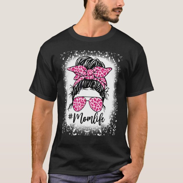Camisetas De Vida De Girassol Branqueado Para Mamã (Frente)