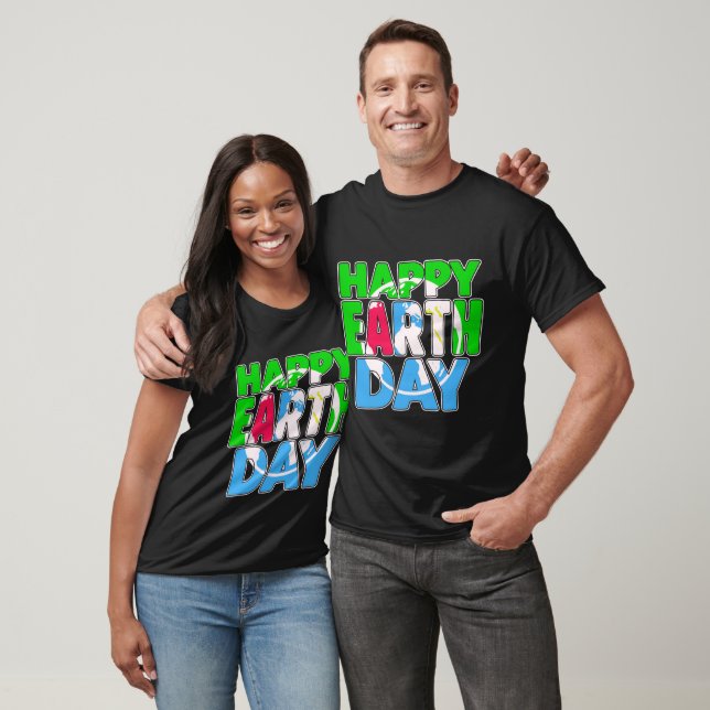 Camisetas Dia da Terra, Feliz Dia da Terra (Unissex)
