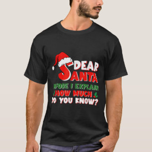 Camisetas Divertidas de Natal Crianças Adultos Pap