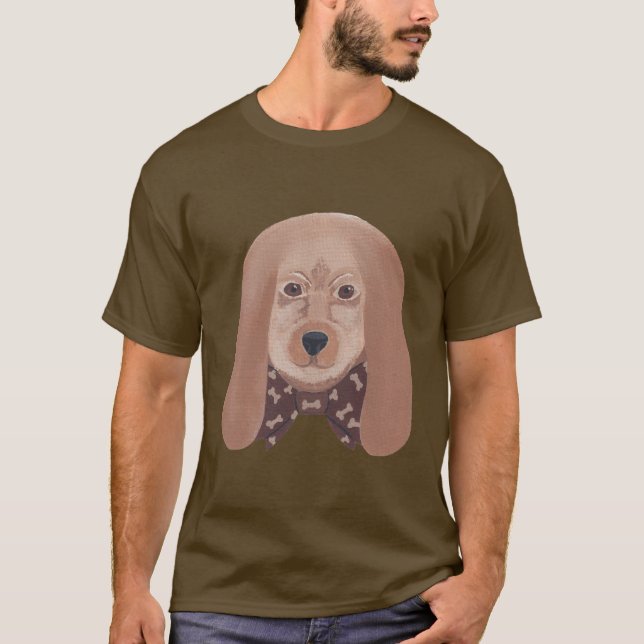 Camisetas do Arco do rosto do cão (Frente)