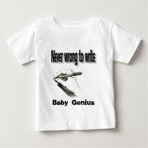 Camisetas do bebê gênio
