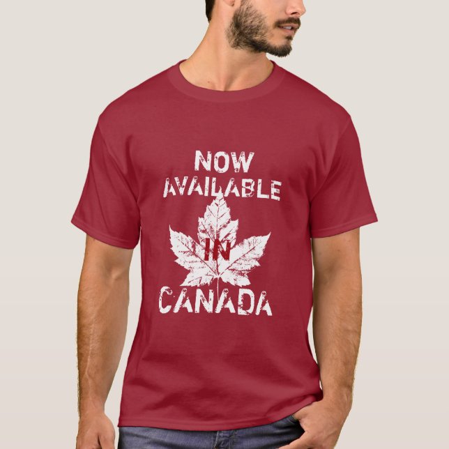 Camisetas do Canadá Camisas engraçadas de lembranç (Frente)