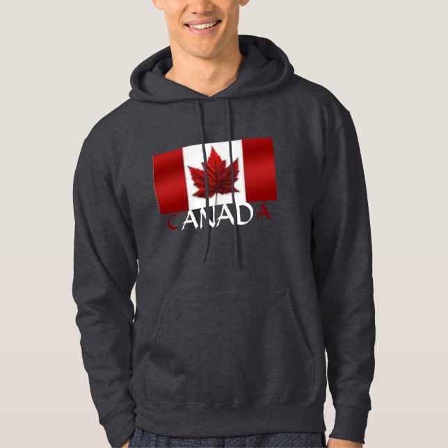 Camisetas do Canadá Camisola da Bandeira do Canadá (Frente)