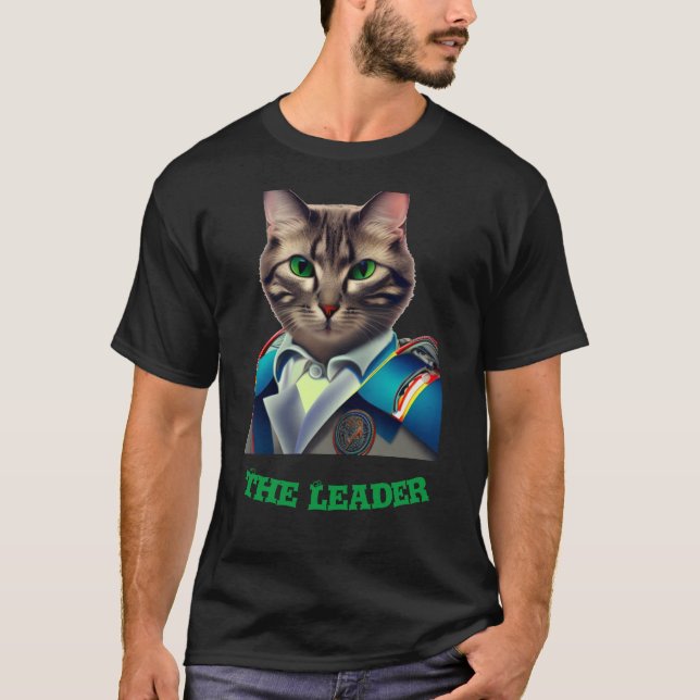 Camisetas do Gato Líder (Frente)