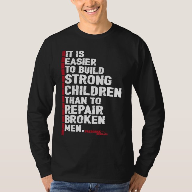 Camisetas do Mês da História Negra Citação de Fred (Frente)