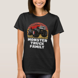 Camisetas do Monster Truck Family Retro Trucker e