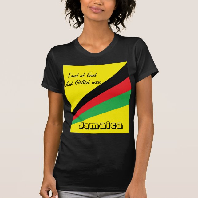 Camisetas do orgulho das mulheres da Jamaica (Frente)