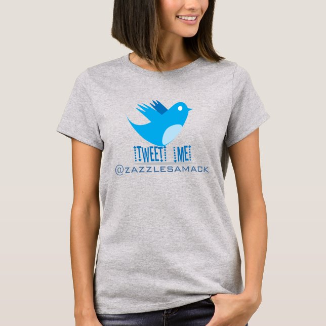 Camisetas do Pássaro do Twitter (Frente)