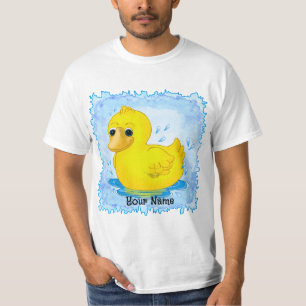 Camisetas do Pato de Borracha Amarelo