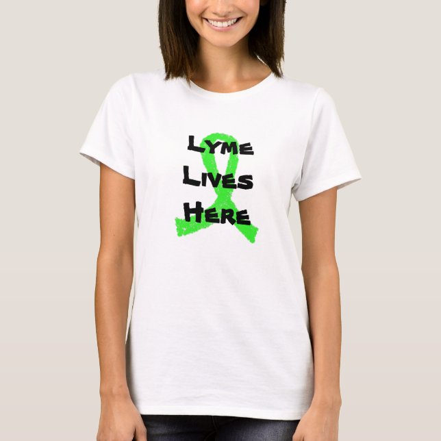 Camisetas do Protesto Mundial da Lyme (Frente)