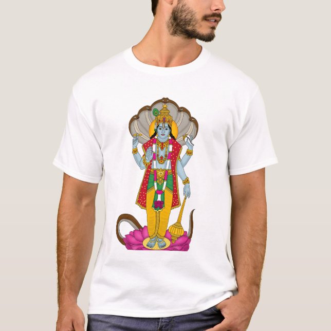 Camisetas do Senhor Vishnu (Frente)