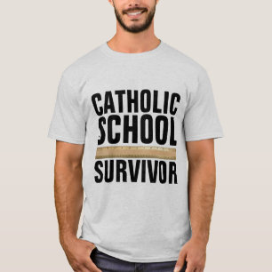 CAMISETAS DO SOBREVIVENTE DA ESCOLA CATÓLICA