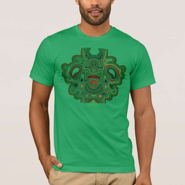 Camisetas do toque:  (Totem) sonhando o lagarto (Frente)