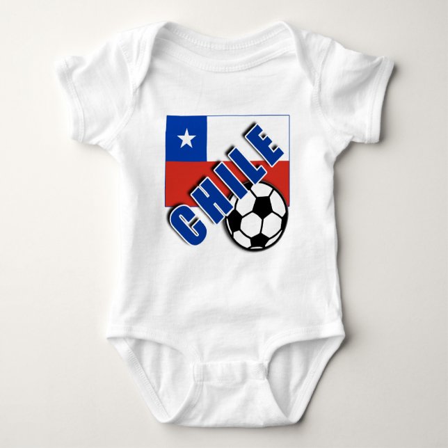 CAMISETAS do Ventilador de Futebol do Mundo CHILE (Frente)