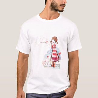 Camisetas doces dos amantes