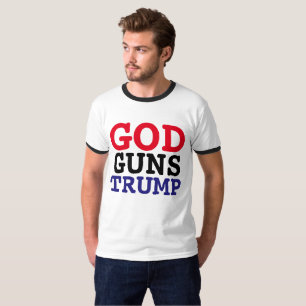 Camisetas DONALD TRUMP DAS GOD GUNS