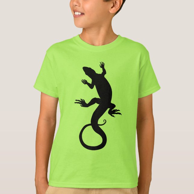Camisetas e camisas de répteis do Lizard Art Kid (Frente)