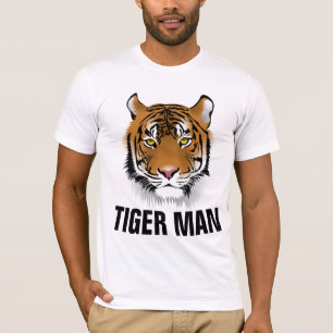 Camisetas e Camisas de Treino Masculinas TIGER MAN