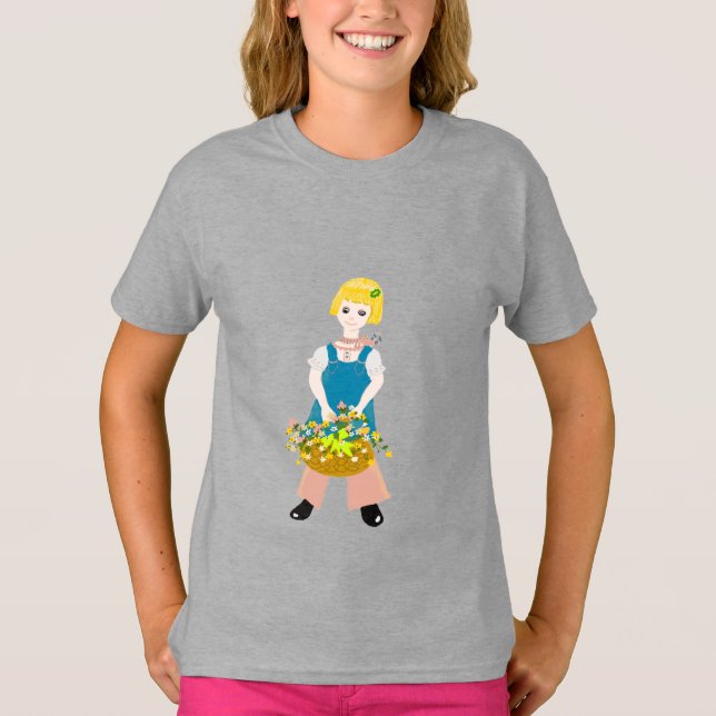 Camisetas e camisetas para garotas (Frente)