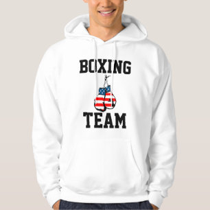 Camisetas e capuzes da EQUIPE de BOX, Patriótico