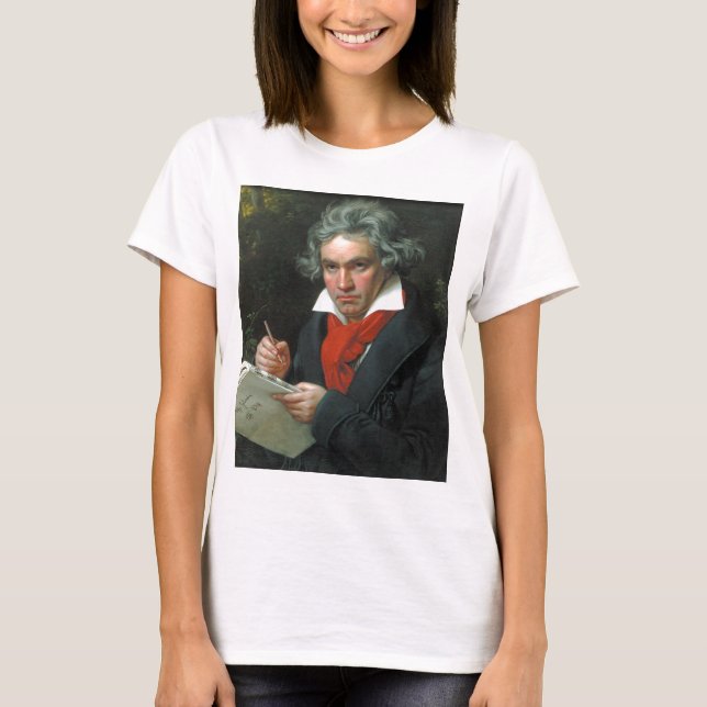 Camisetas e Colecionáveis de Beethoven de Presente (Frente)
