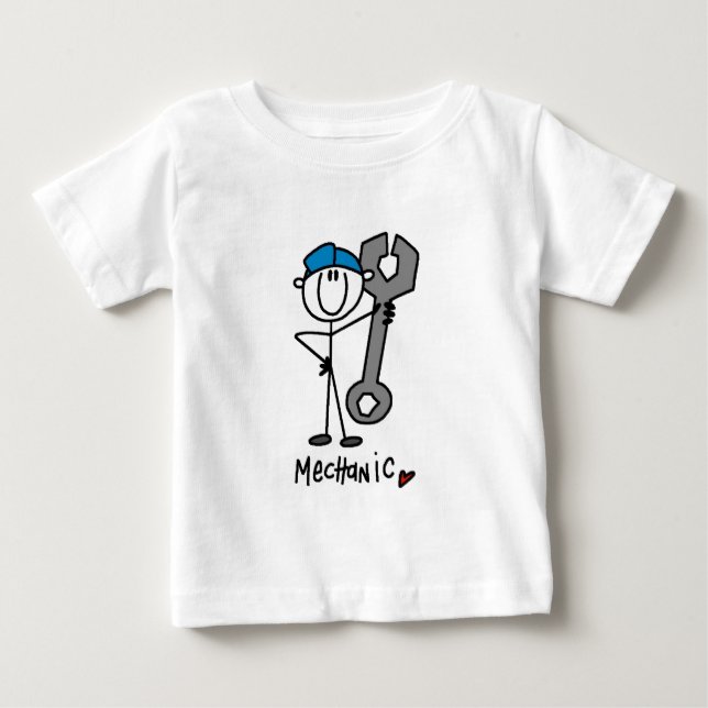 Camisetas e Presentes Básicos para Mecânicos (Frente)