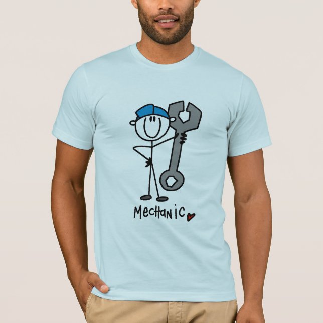 Camisetas e Presentes Básicos para Mecânicos (Frente)
