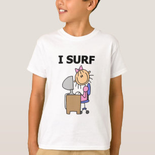 Camisetas e Presentes da Rapariga Stick a Navegar