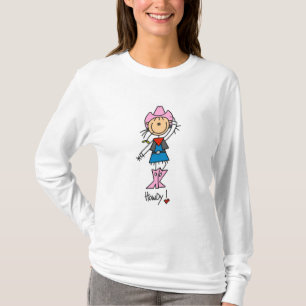 Camisetas e Presentes da Vaqueira em Formato de Bo