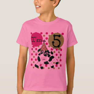 Camisetas e presentes de 5 de Vaca Rosa