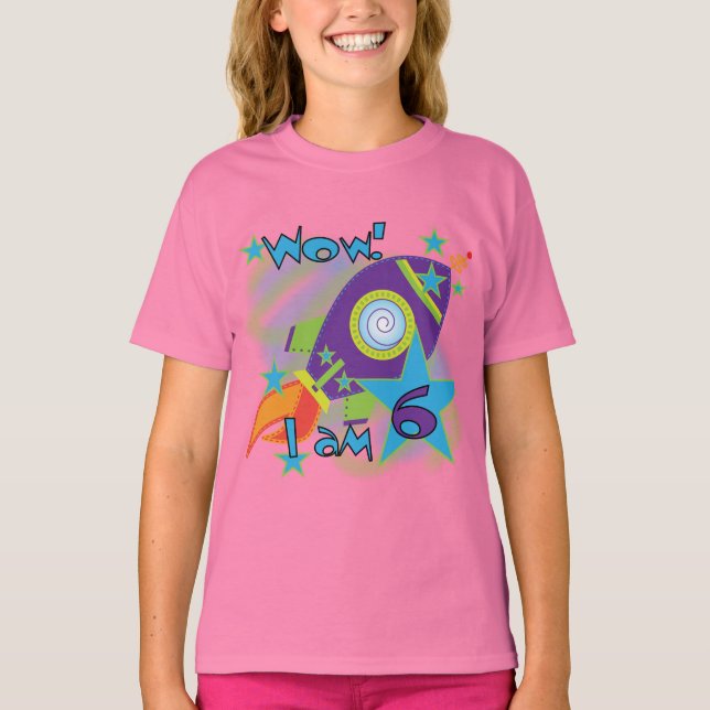 Camisetas e presentes de 6 de Aniversário de Navio (Frente)