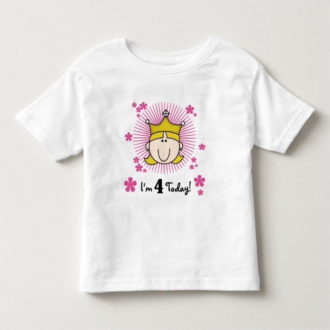 Camisetas e presentes de aniversário da princesa l (Frente)