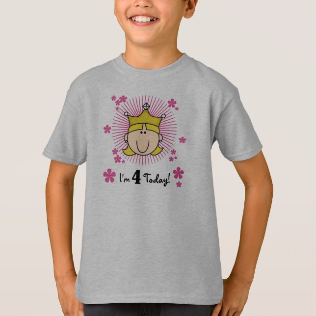 Camisetas e presentes de aniversário da princesa l (Frente)
