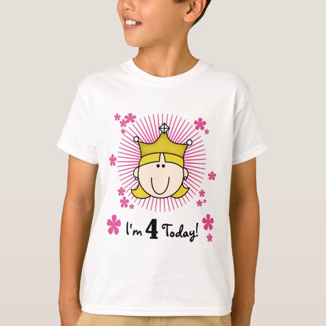 Camisetas e presentes de aniversário da princesa l (Frente)